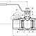 Кран цельносварной полнопроходной муфтовый Dn25 Pn16 12Х18Н10Т 10нж9пм